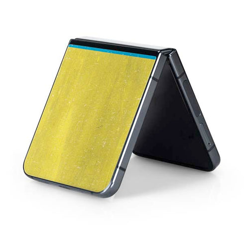 Ukraine Flag Distressed Galaxy Z Flip5 5G Skin